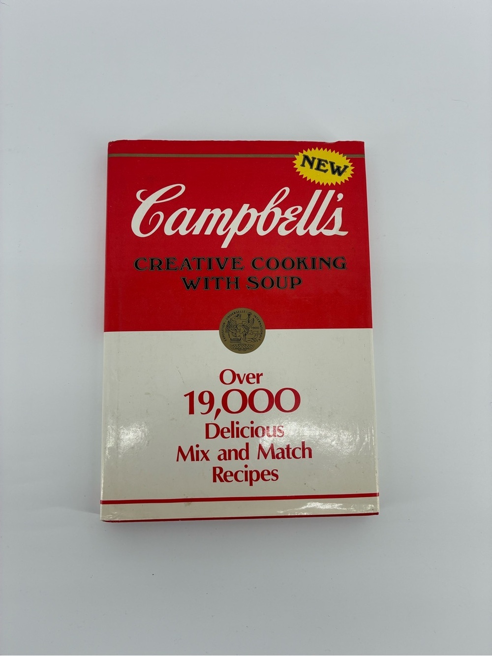Vintage Hardcover 1985 Campbell’s Creative Cooking with Soup Cookbook Red/White